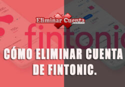 Eliminar cuenta de Fintonic